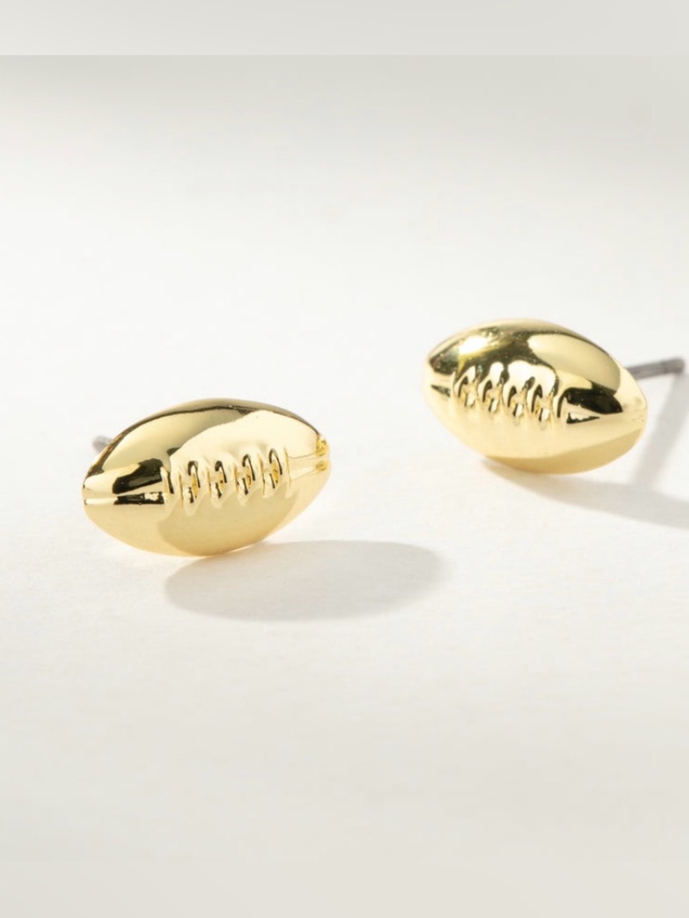 Football Stud Earrings